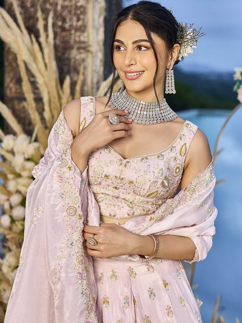 Ynf Tissue KESH530 ADORN CRAFT 6186 Lehengas Wholesale Bridal Lehenga Wedding Lehenga Sequins Lehenga Manufacturer- Kapda Export