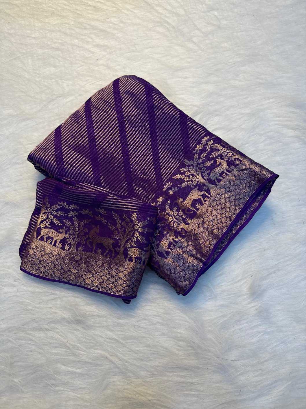 Ynf Tissue KESH604 PAAK Sarees Wholesale Indian Sarees Viscose Saree Traditional Sarees Manufacturer- Kapda Export