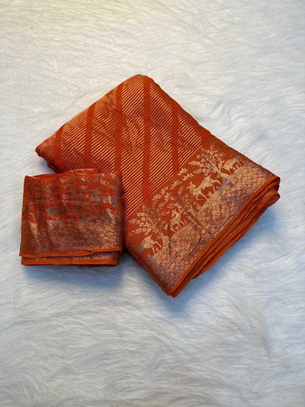 Ynf Tissue KESH604 PAAK Sarees Wholesale Indian Sarees Viscose Saree Traditional Sarees Manufacturer- Kapda Export