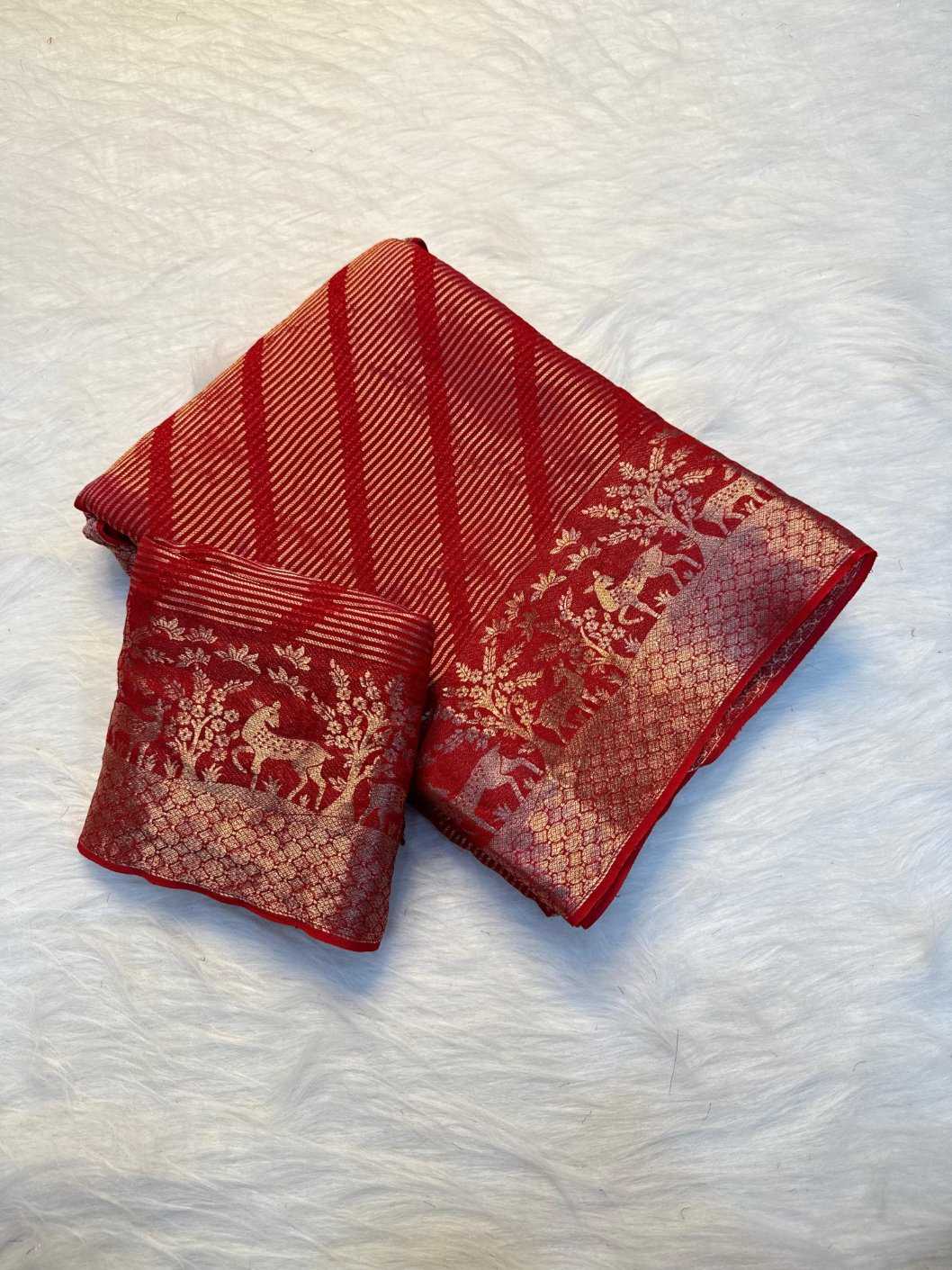 Ynf Tissue KESH604 PAAK Sarees Wholesale Indian Sarees Viscose Saree Traditional Sarees Manufacturer- Kapda Export