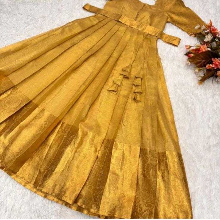 Ynf Tissue RIN235 111 Gowns Festive Collections Wholesale Long Gowns Party Wear Gowns Designer Gowns Manufacturer- Kapda Export