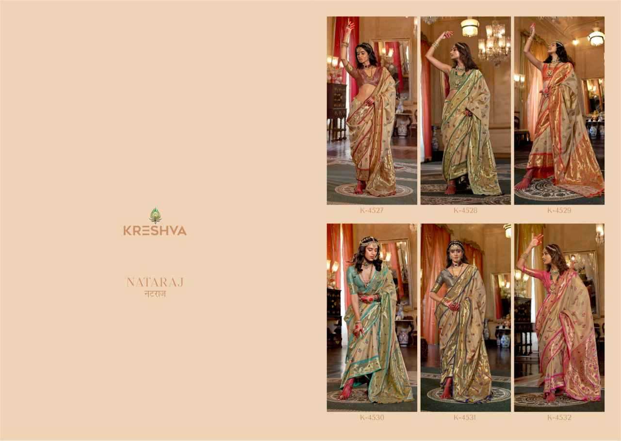 Ynf Tissue Silk KESH530 Kreshva Nataraj 4527 Sarees Wholesale Designer Sarees Organza Sarees Tissue Silk Saree Manufacturer- Kapda Export