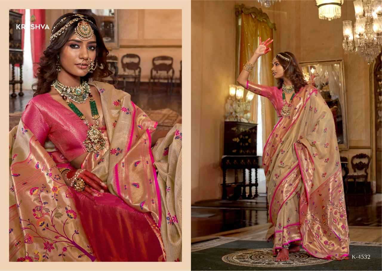 Ynf Tissue Silk KESH530 Kreshva Nataraj 4527 Sarees Wholesale Designer Sarees Organza Sarees Tissue Silk Saree Manufacturer- Kapda Export