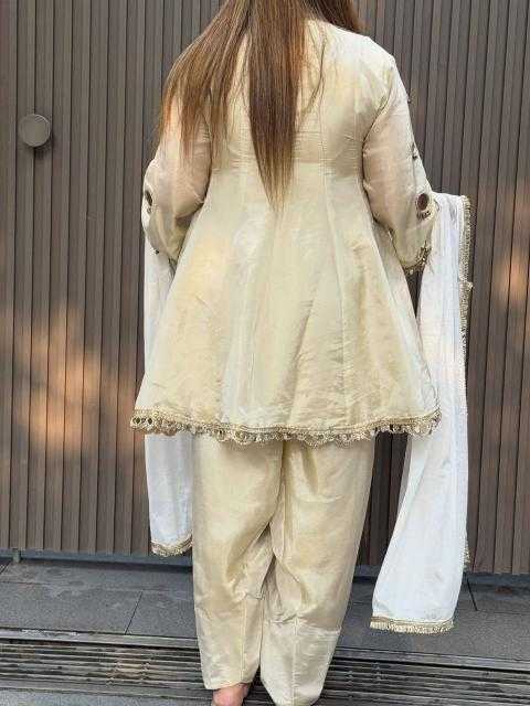 Ynf Tissue Silk KESH562 1314 Kurti Wholesale Party Wear Kurtis Anarkali Kurtis Mirror Work Kurti Manufacturer- Kapda Export