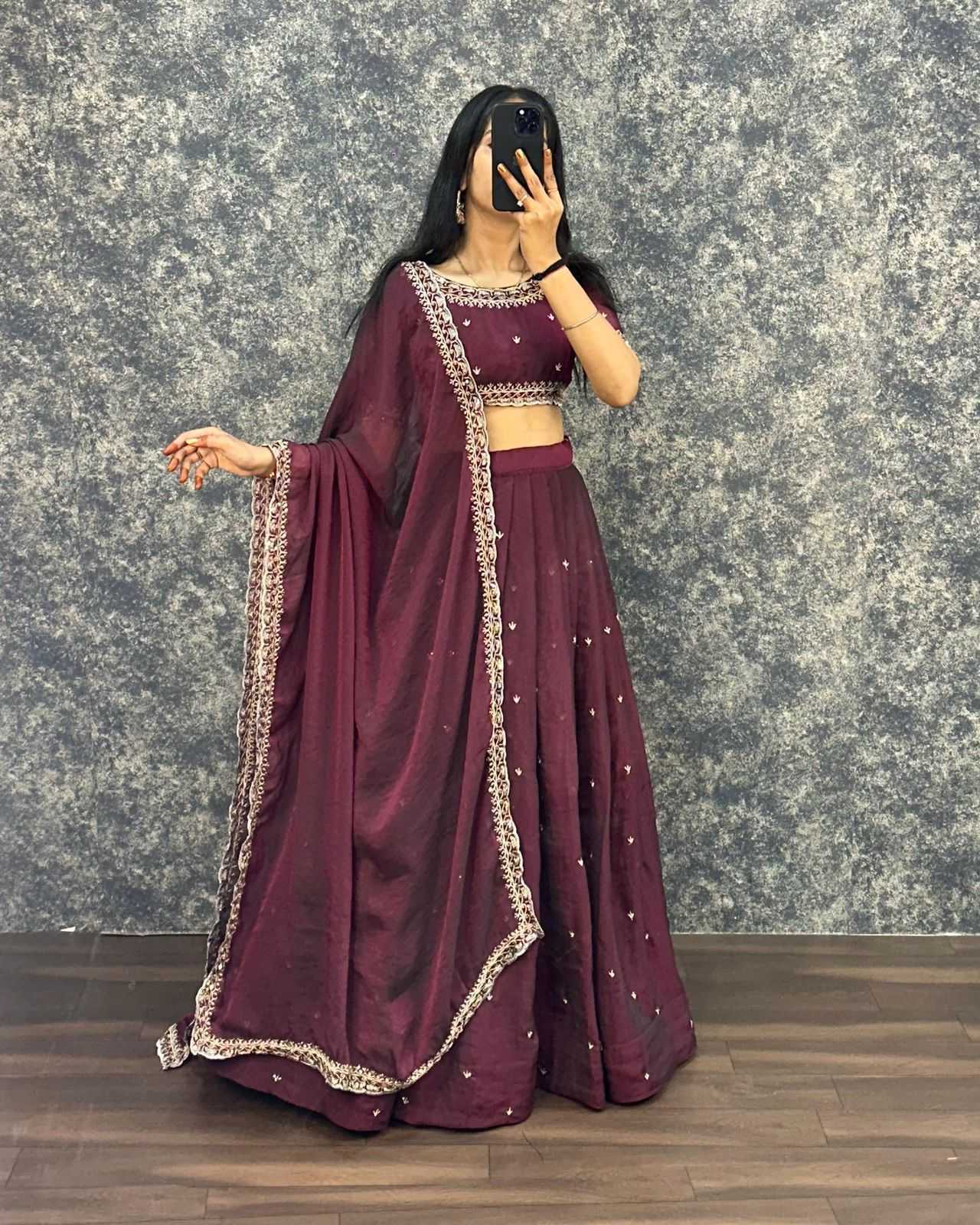Ynf Tissue Silk KESH599 PRIMARY Lehengas Wholesale Designer Lehenga Silk Lehenga Embroidered Lehenga Manufacturer- Kapda Export