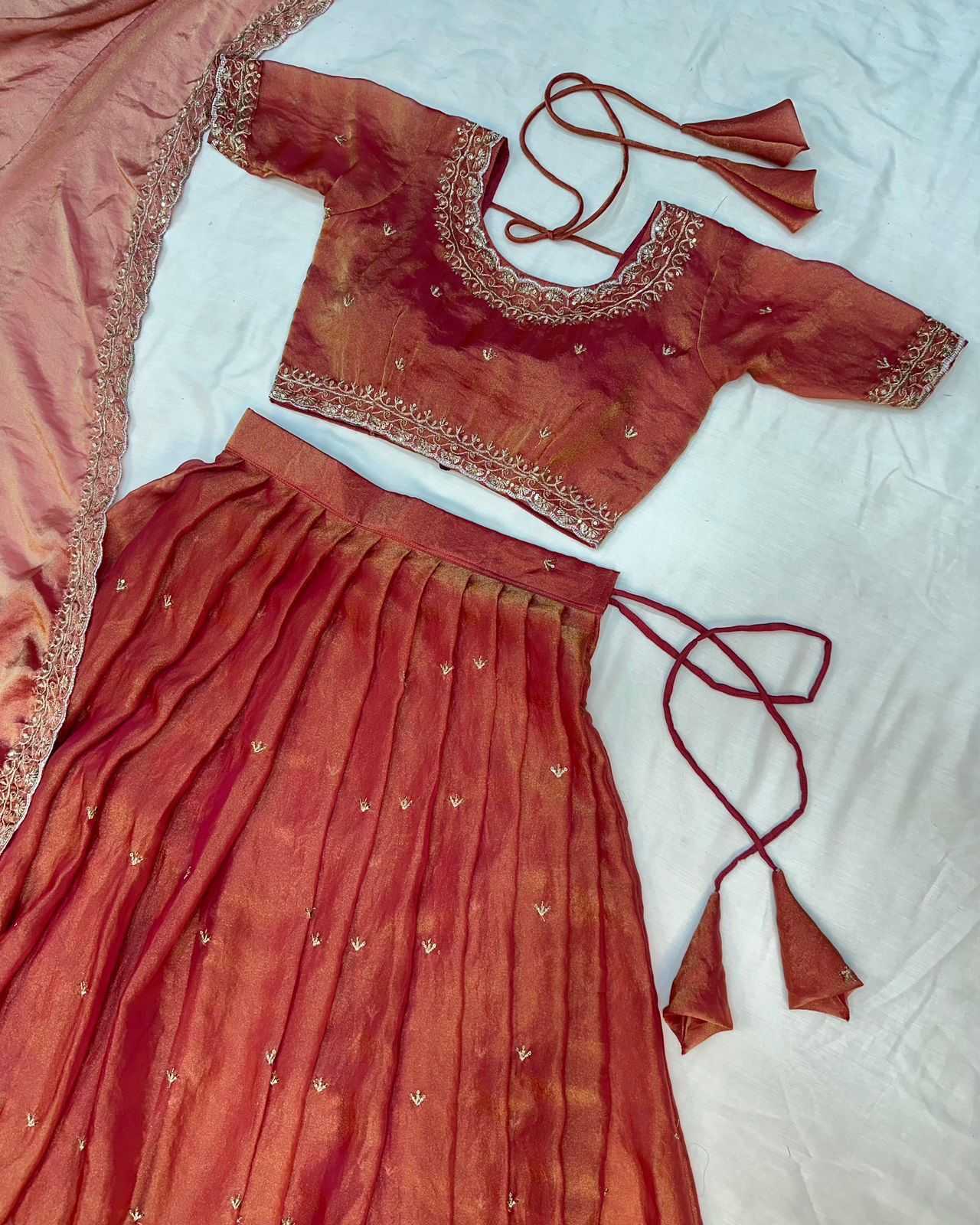 Ynf Tissue Silk KESH599 PRIMARY Lehengas Wholesale Designer Lehenga Silk Lehenga Embroidered Lehenga Manufacturer- Kapda Export