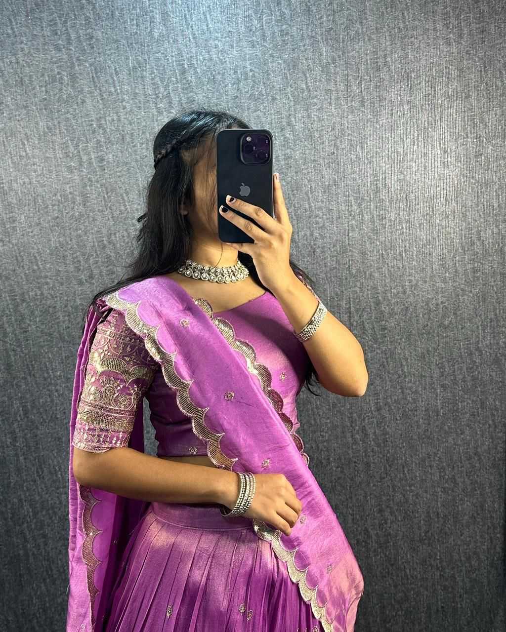 Ynf Tissue Silk KESH599 SOUTH TISSU Lehengas Wholesale Designer Lehenga Silk Lehenga Embroidered Lehenga Manufacturer- Kapda Export