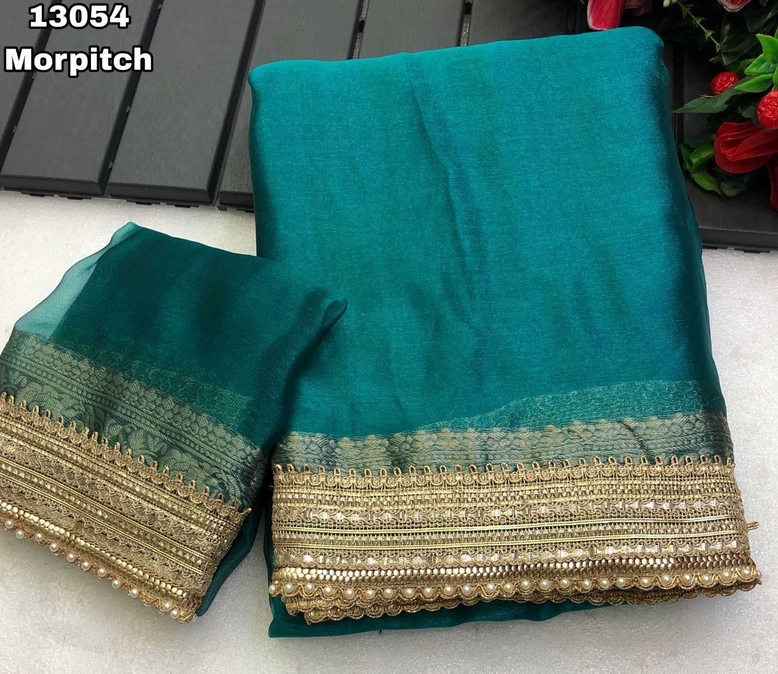 Ynf Tissue Silk KESH683 Maharani Silk Sarees Wholesale Heavy Silk Sarees Designer Silk Sarees Embroidered Silk Sarees Manufacturer- Kapda Export