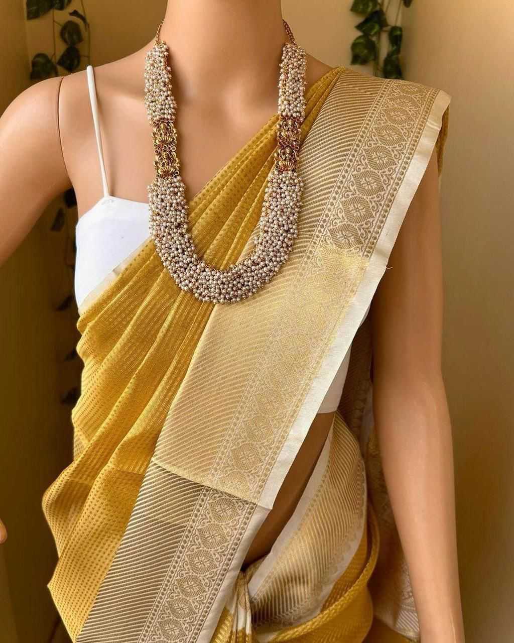 Ynf Tissue Silk KESH716 106 Sarees Festive Collections Wholesale Tissue Silk Saree Festive Sarees Sarees With Blouse Manufacturer- Kapda Export