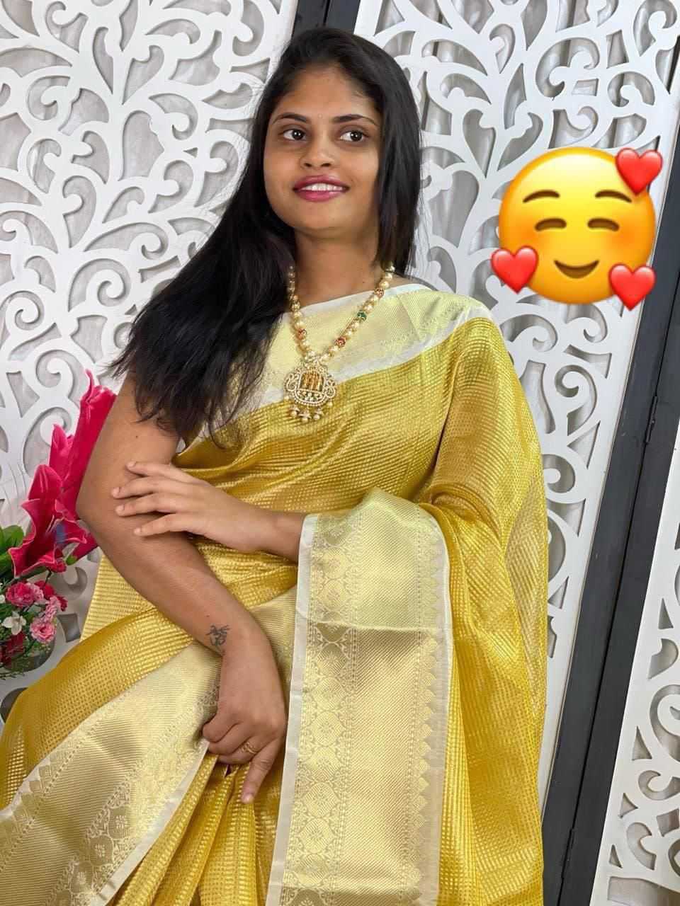 Ynf Tissue Silk KESH716 106 Sarees Festive Collections Wholesale Tissue Silk Saree Festive Sarees Sarees With Blouse Manufacturer- Kapda Export