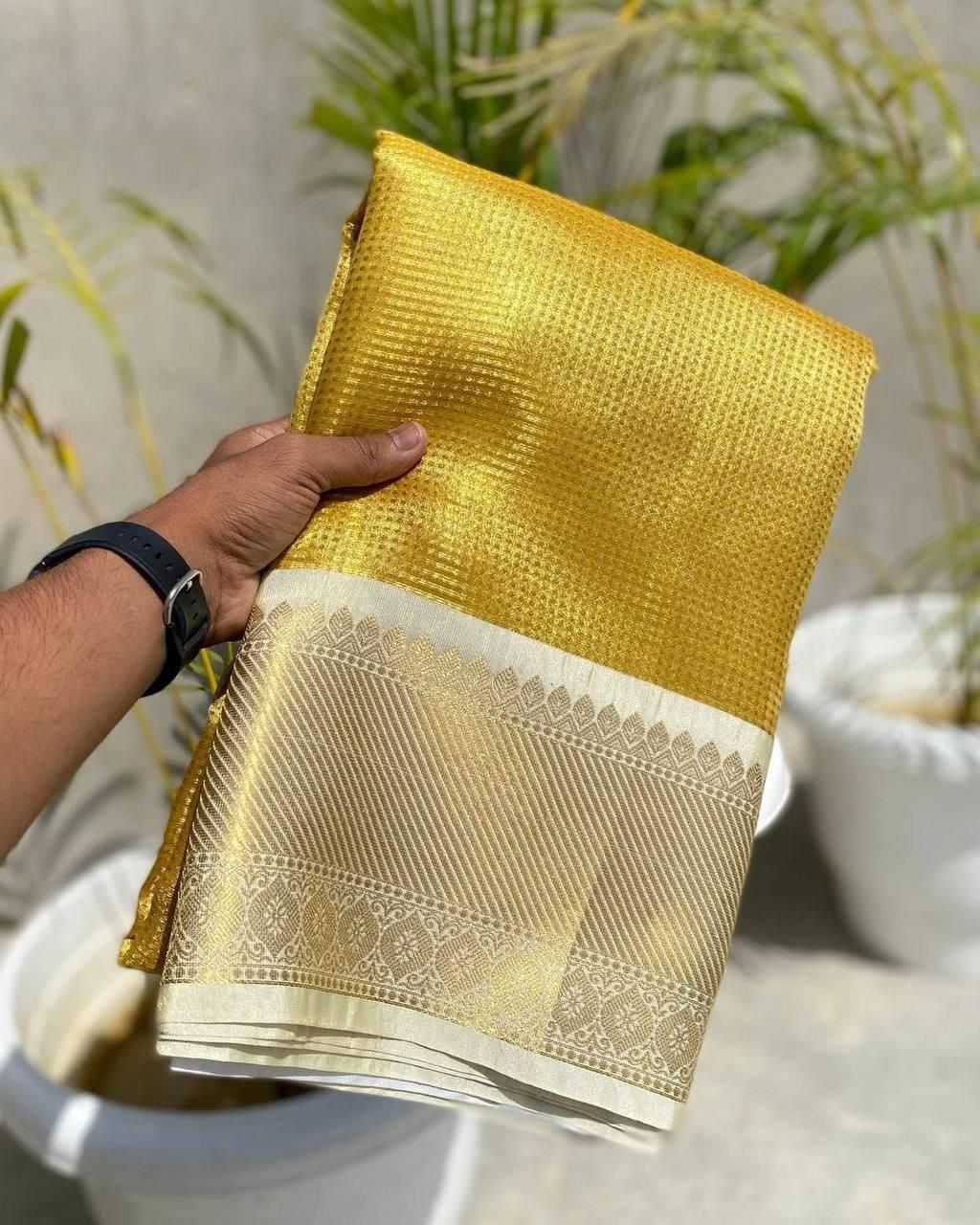 Ynf Tissue Silk KESH716 106 Sarees Festive Collections Wholesale Tissue Silk Saree Festive Sarees Sarees With Blouse Manufacturer- Kapda Export