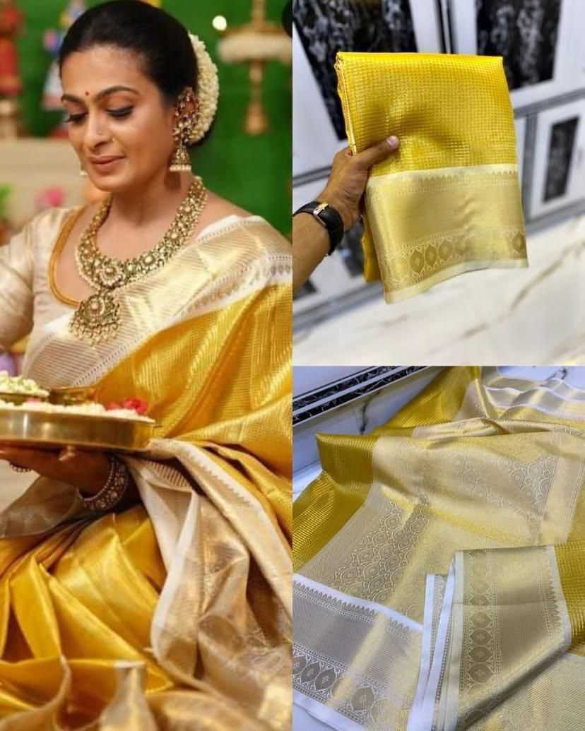 Ynf Tissue Silk KESH716 106 Sarees Festive Collections Wholesale Tissue Silk Saree Festive Sarees Sarees With Blouse Manufacturer- Kapda Export
