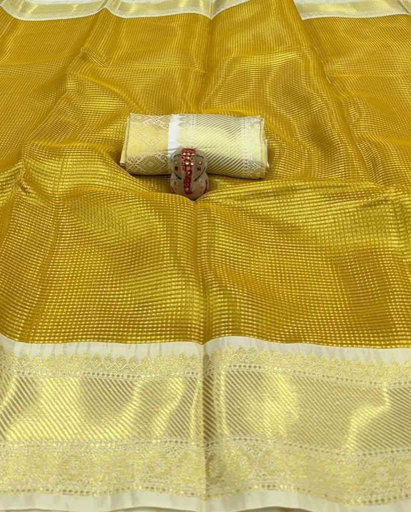 Ynf Tissue Silk KESH716 106 Sarees Festive Collections Wholesale Tissue Silk Saree Festive Sarees Sarees With Blouse Manufacturer- Kapda Export