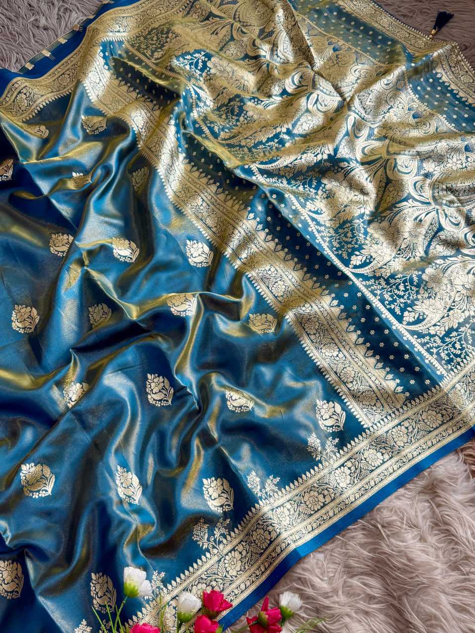 Ynf Tissue Silk KESH739 105 Sarees Festive Collections Wholesale Tissue Silk Saree Zari Sarees Sarees With Blouse Manufacturer- Kapda Export