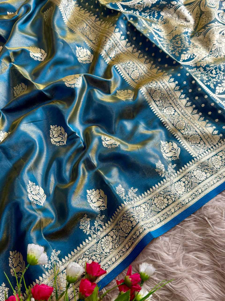 Ynf Tissue Silk KESH739 105 Sarees Festive Collections Wholesale Tissue Silk Saree Zari Sarees Sarees With Blouse Manufacturer- Kapda Export