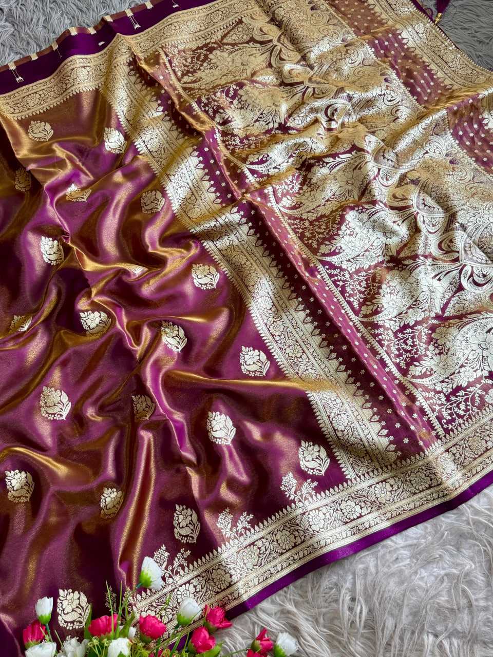 Ynf Tissue Silk KESH739 105 Sarees Festive Collections Wholesale Tissue Silk Saree Zari Sarees Sarees With Blouse Manufacturer- Kapda Export