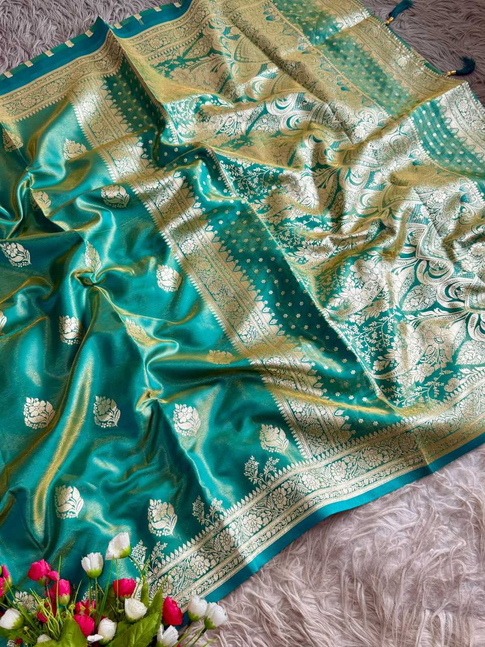 Ynf Tissue Silk KESH739 105 Sarees Festive Collections Wholesale Tissue Silk Saree Zari Sarees Sarees With Blouse Manufacturer- Kapda Export