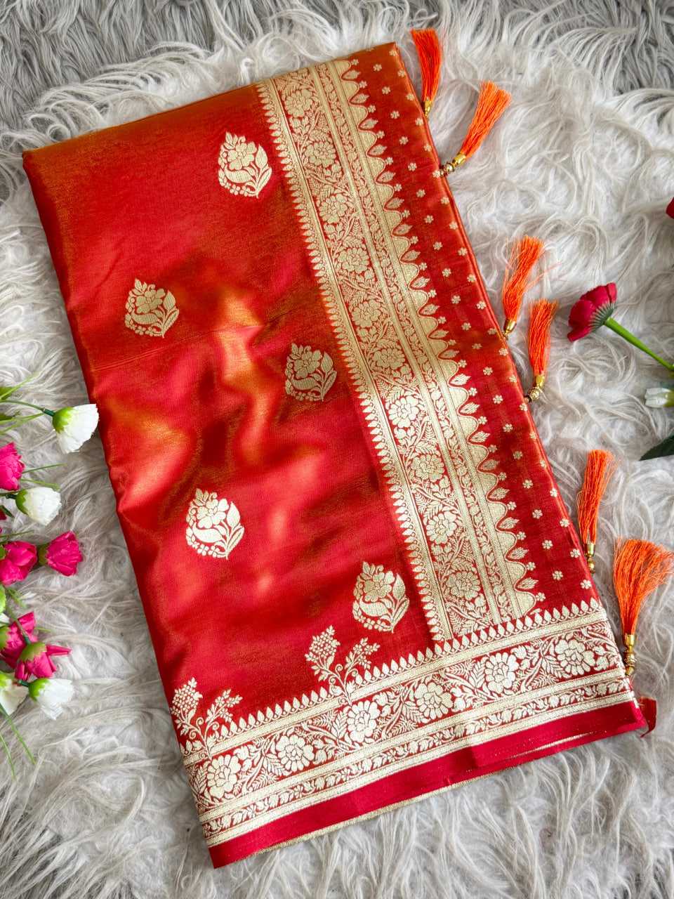 Ynf Tissue Silk KESH739 105 Sarees Festive Collections Wholesale Tissue Silk Saree Zari Sarees Sarees With Blouse Manufacturer- Kapda Export