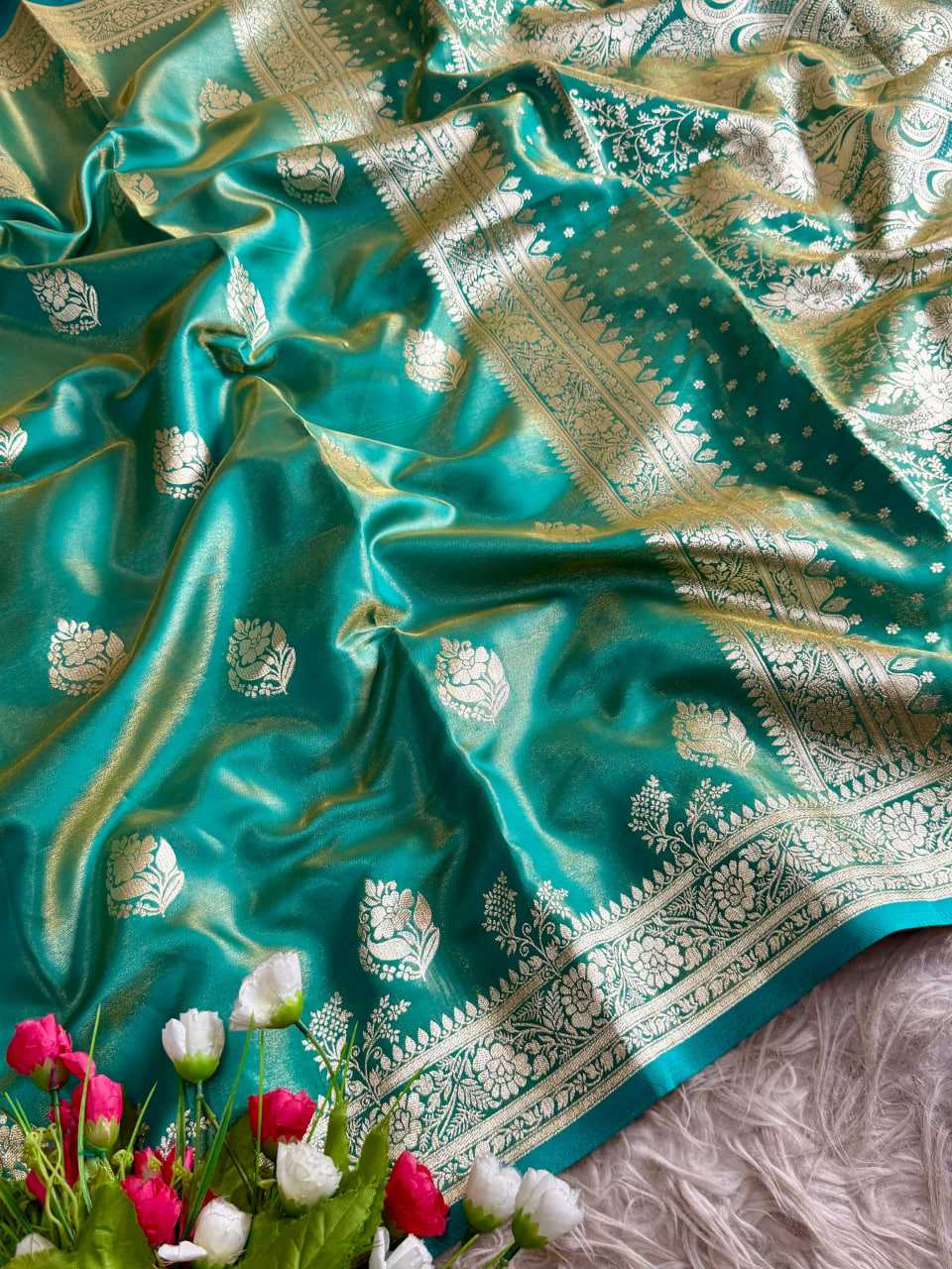Ynf Tissue Silk KESH739 105 Sarees Festive Collections Wholesale Tissue Silk Saree Zari Sarees Sarees With Blouse Manufacturer- Kapda Export