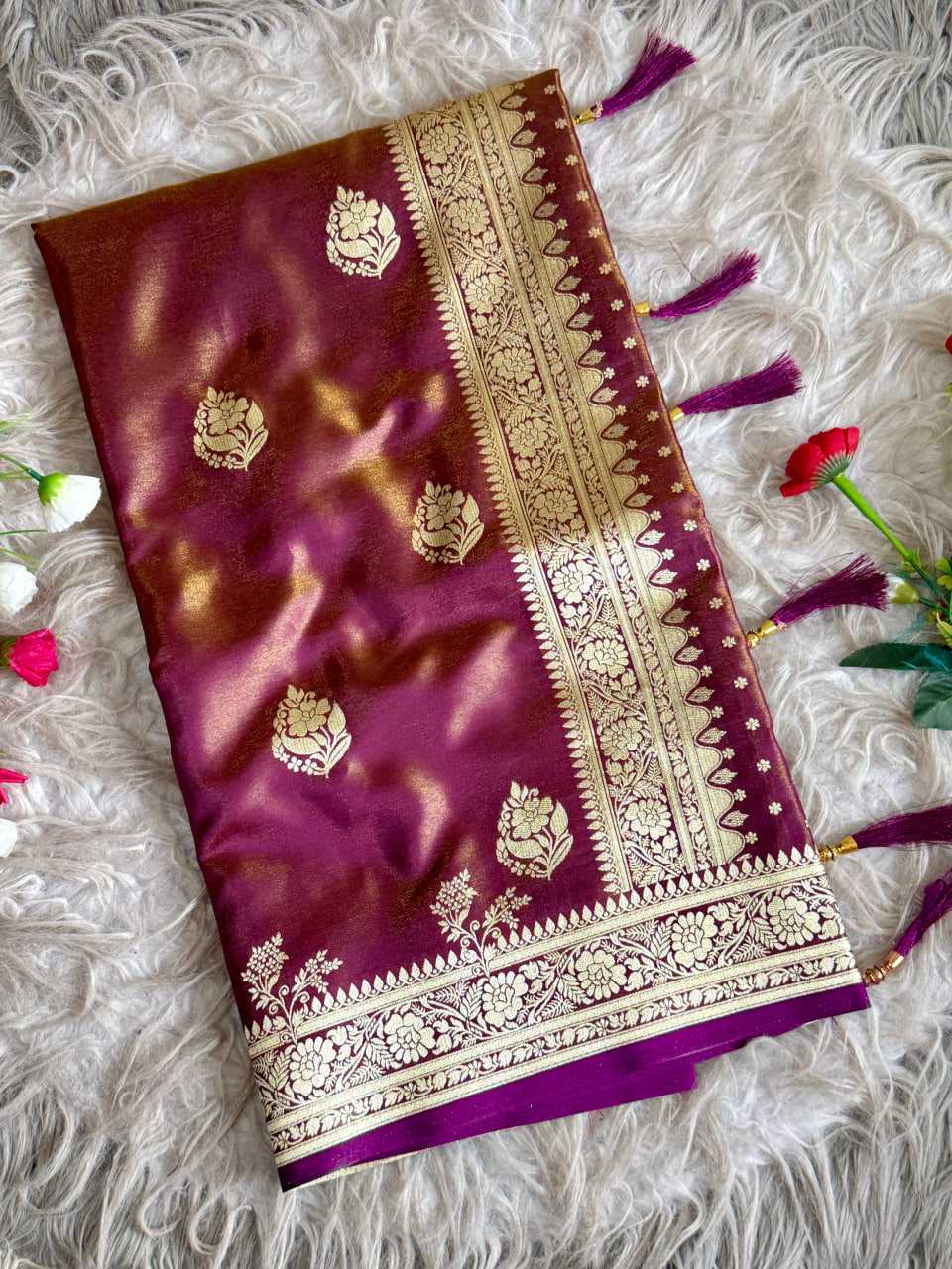 Ynf Tissue Silk KESH739 105 Sarees Festive Collections Wholesale Tissue Silk Saree Zari Sarees Sarees With Blouse Manufacturer- Kapda Export