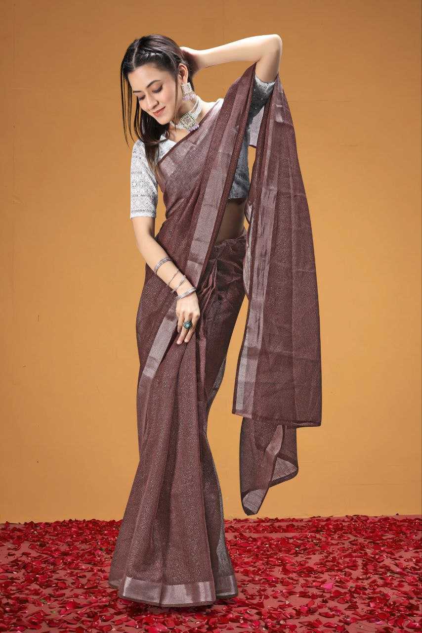 Ynf Tissue Silk RIN216 Maheshwari Sarees Wholesale Designer Sarees Tissue Silk Saree Lightweight Sarees Manufacturer- Kapda Export