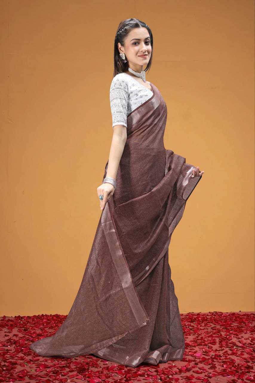 Ynf Tissue Silk RIN216 Maheshwari Sarees Wholesale Designer Sarees Tissue Silk Saree Lightweight Sarees Manufacturer- Kapda Export