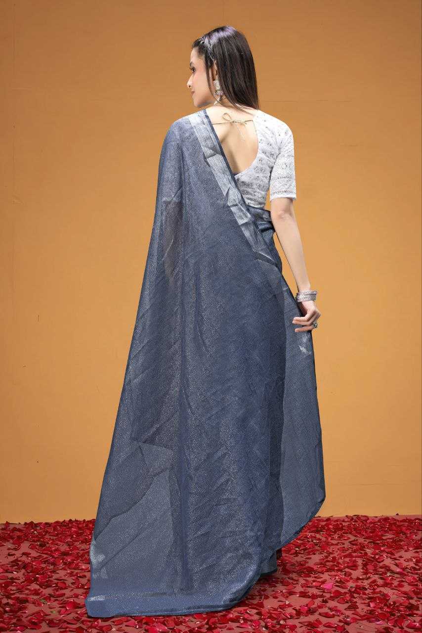 Ynf Tissue Silk RIN216 Maheshwari Sarees Wholesale Designer Sarees Tissue Silk Saree Lightweight Sarees Manufacturer- Kapda Export