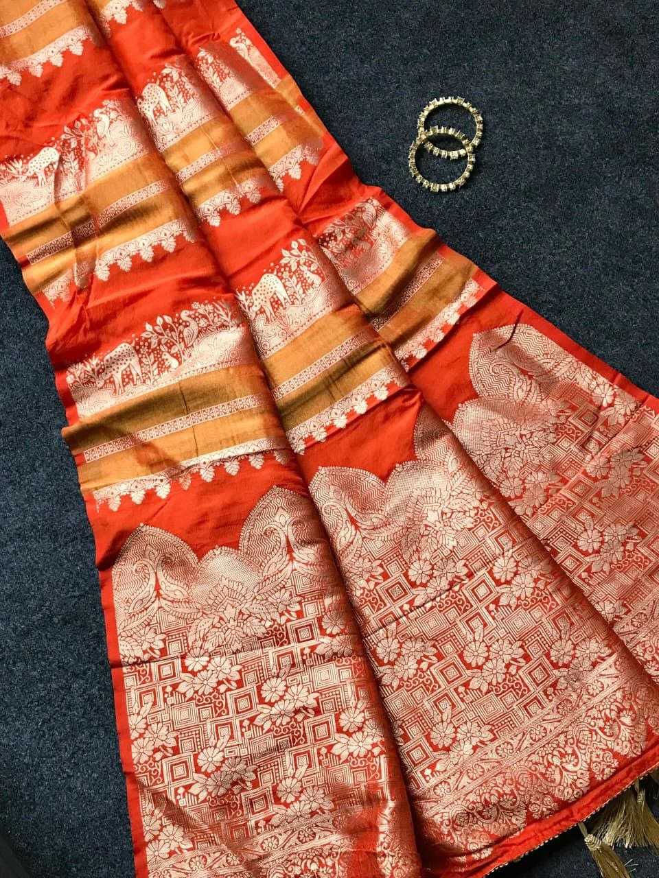 Ynf Tissue Silk RIN225 1045 Sarees Festive Collections Wholesale Tissue Silk Saree Jacquard Saree Sarees With Blouse Manufacturer- Kapda Export
