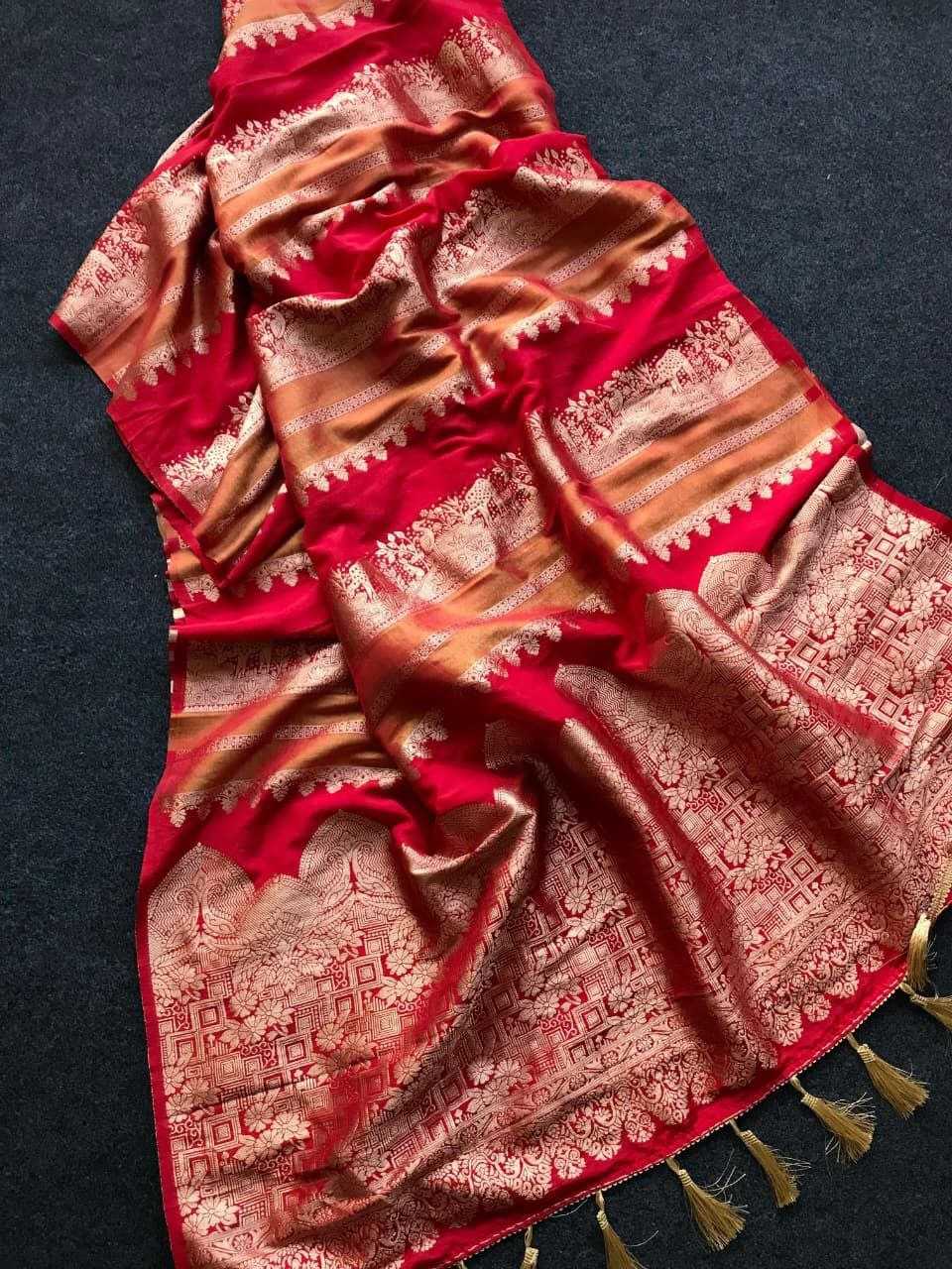 Ynf Tissue Silk RIN225 1045 Sarees Festive Collections Wholesale Tissue Silk Saree Jacquard Saree Sarees With Blouse Manufacturer- Kapda Export