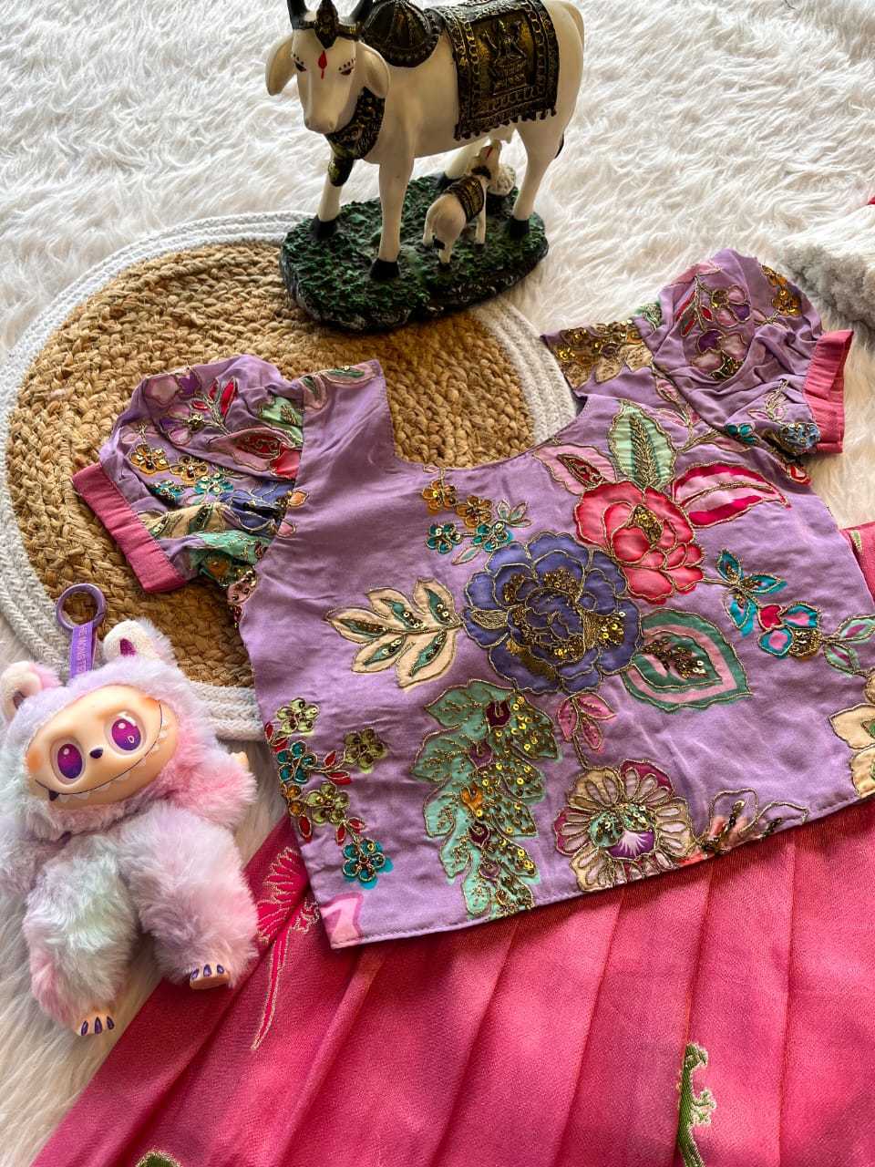 Ynf Tissue Silk RIN235 134 Kids Wear Festive Collections Wholesale Kids Lehenga Kids Lehenga Choli Baby Girl Lehenga Manufacturer- Kapda Export