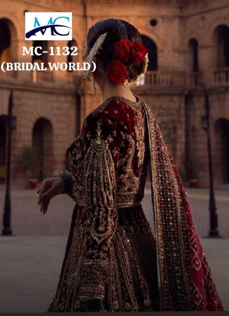 Ynf Velvet KESH494 1132 Lehengas Wedding Collections Wholesale Bridal Lehenga Wedding Lehenga Embroidered Lehenga Manufacturer- Kapda Export