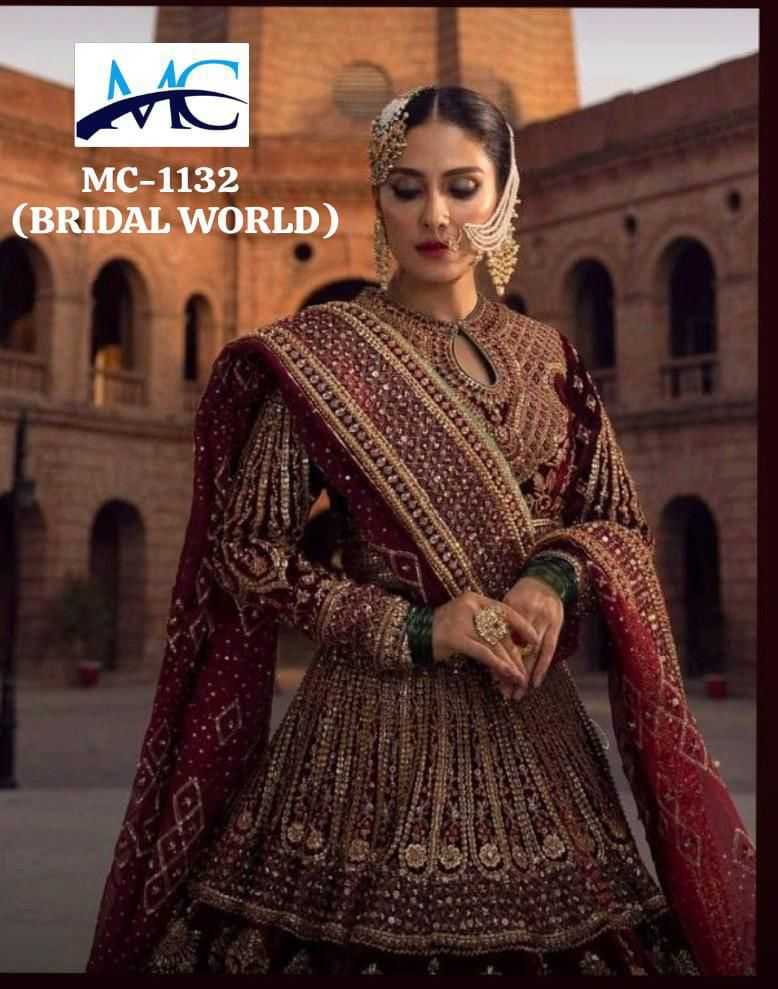 Ynf Velvet KESH494 1132 Lehengas Wedding Collections Wholesale Bridal Lehenga Wedding Lehenga Embroidered Lehenga Manufacturer- Kapda Export