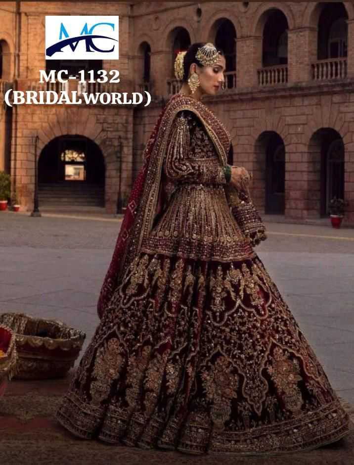 Ynf Velvet KESH494 1132 Lehengas Wedding Collections Wholesale Bridal Lehenga Wedding Lehenga Embroidered Lehenga Manufacturer- Kapda Export