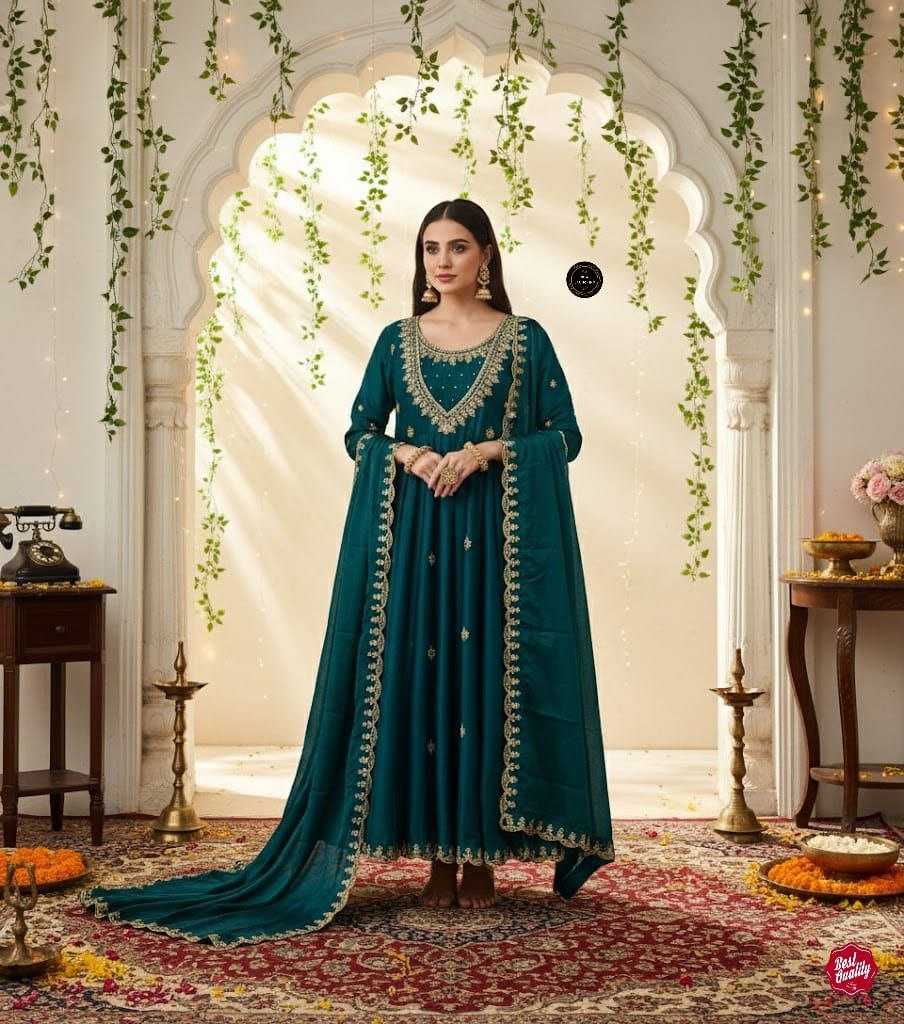 Ynf Vichitra Silk KESH536 rehan Kurti Wholesale Festive Kurtis Ethnic Kurtis Embroidered Kurtis Manufacturer- Kapda Export