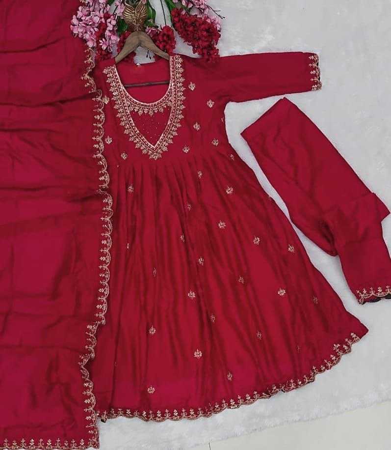 Ynf Vichitra Silk KESH536 rehan Kurti Wholesale Festive Kurtis Ethnic Kurtis Embroidered Kurtis Manufacturer- Kapda Export