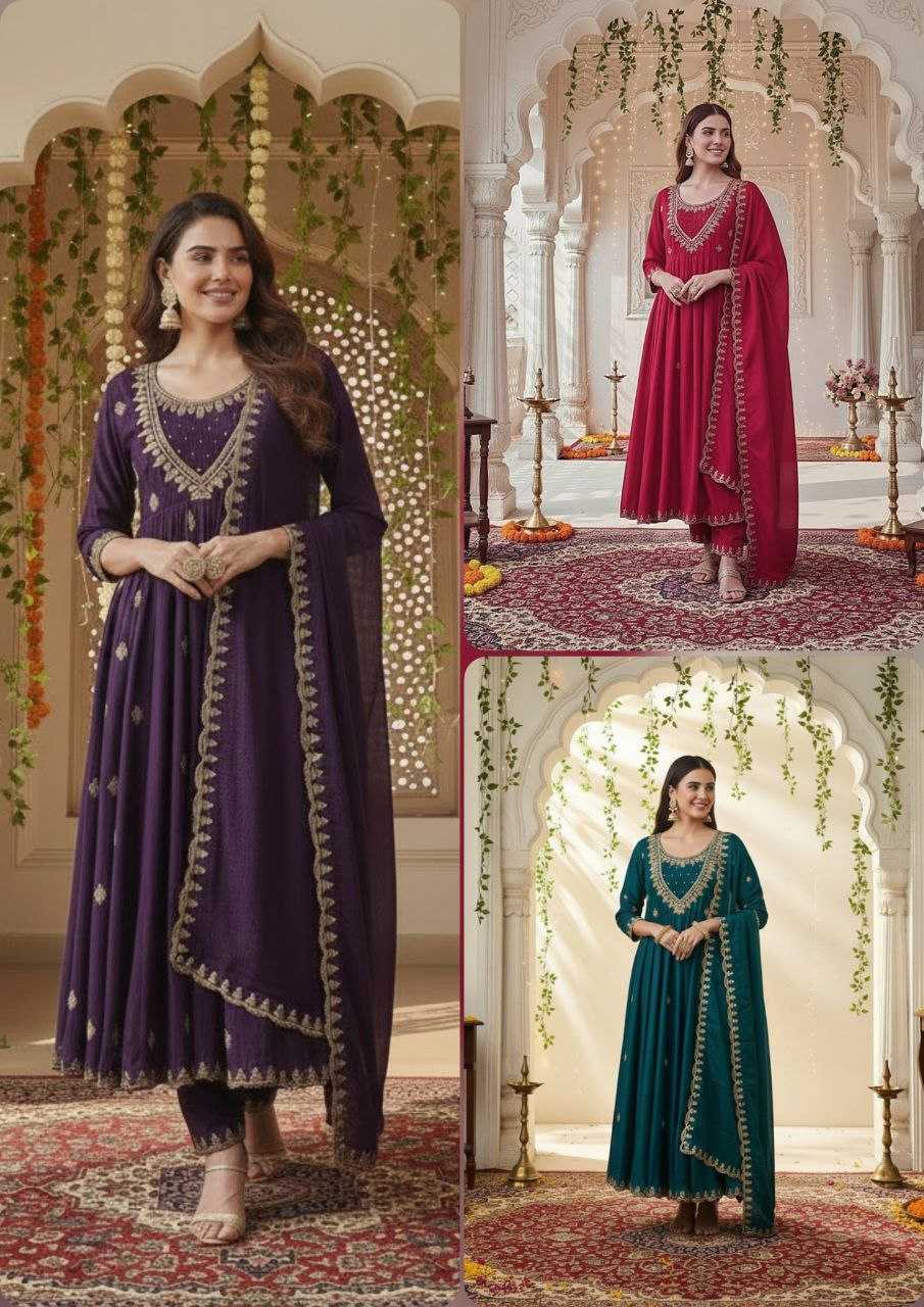 Ynf Vichitra Silk KESH536 rehan Kurti Wholesale Festive Kurtis Ethnic Kurtis Embroidered Kurtis Manufacturer- Kapda Export