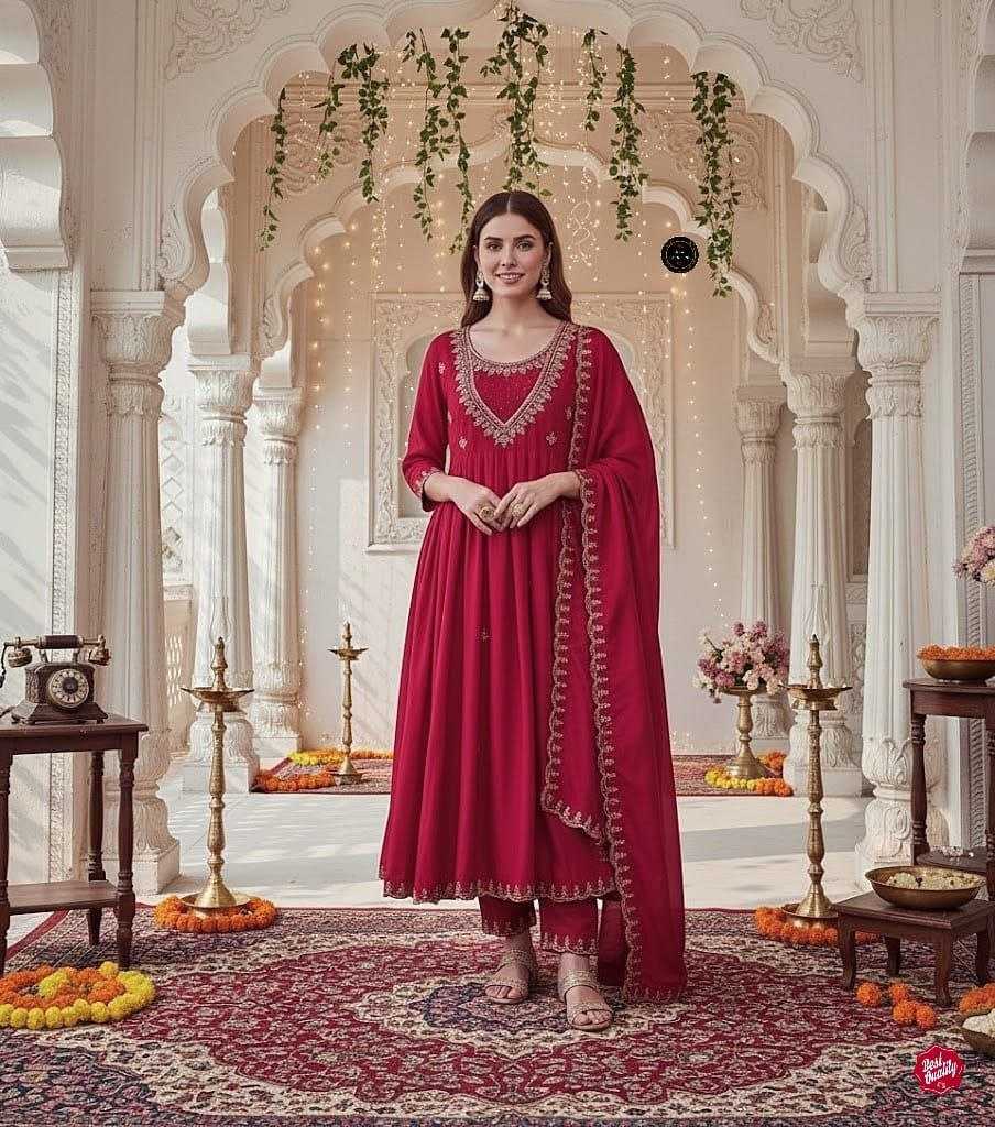 Ynf Vichitra Silk KESH536 rehan Kurti Wholesale Festive Kurtis Ethnic Kurtis Embroidered Kurtis Manufacturer- Kapda Export