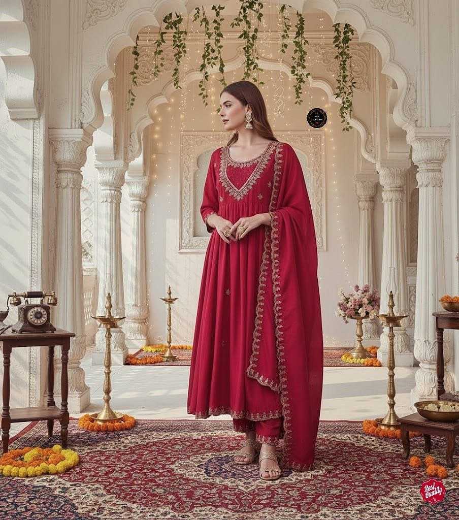 Ynf Vichitra Silk KESH536 rehan Kurti Wholesale Festive Kurtis Ethnic Kurtis Embroidered Kurtis Manufacturer- Kapda Export