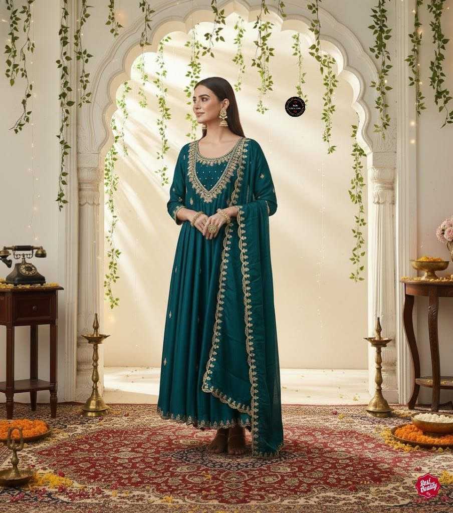 Ynf Vichitra Silk KESH536 rehan Kurti Wholesale Festive Kurtis Ethnic Kurtis Embroidered Kurtis Manufacturer- Kapda Export