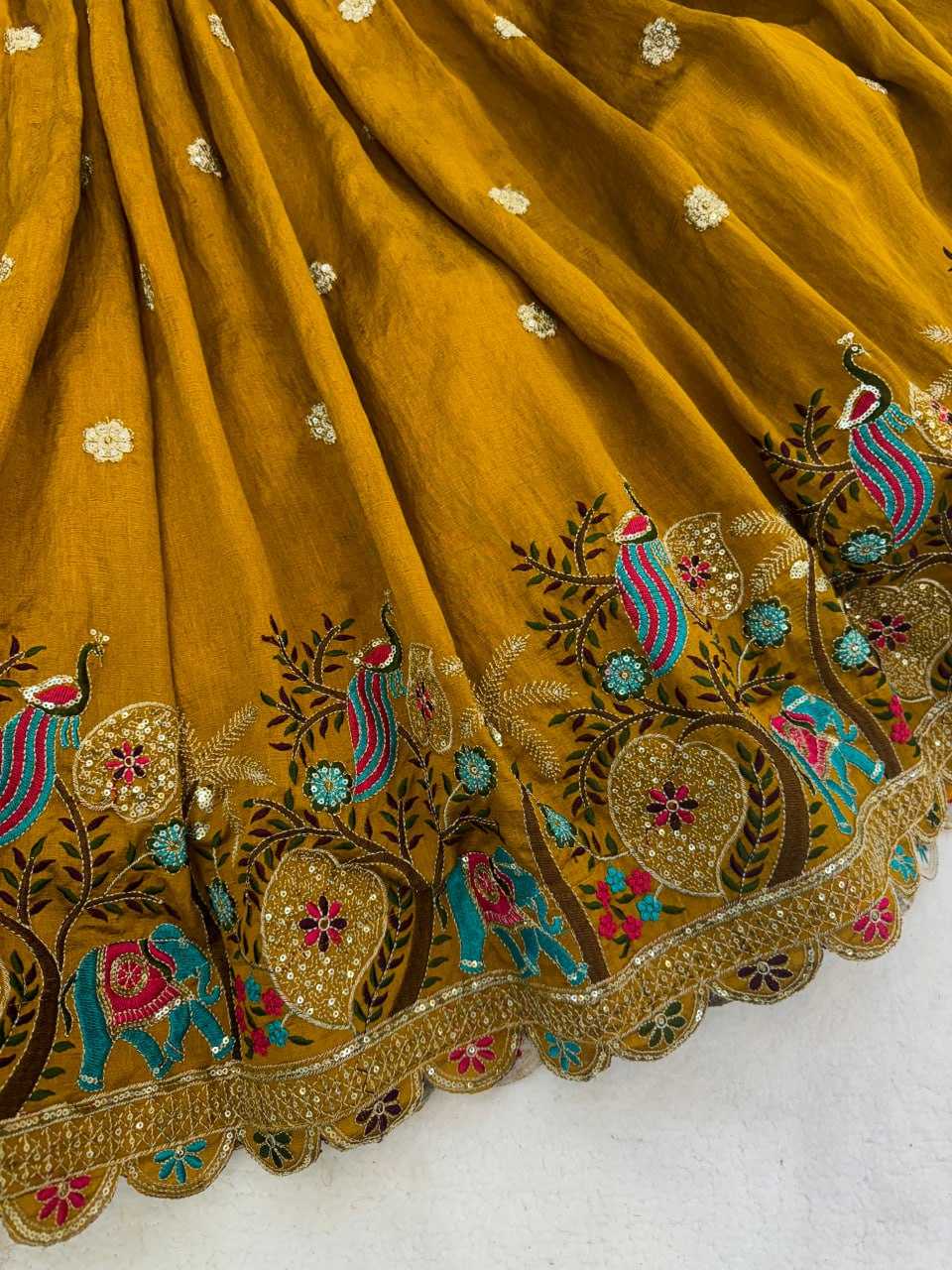 Ynf Vichitra Silk RIN119 8229 Lehengas Wholesale Designer Lehenga Wedding Lehenga Embroidered Lehenga Manufacturer- Kapda Export