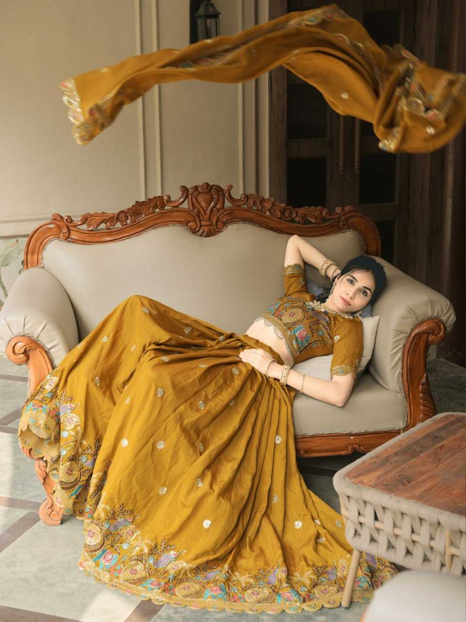 Ynf Vichitra Silk RIN119 8229 Lehengas Wholesale Designer Lehenga Wedding Lehenga Embroidered Lehenga Manufacturer- Kapda Export