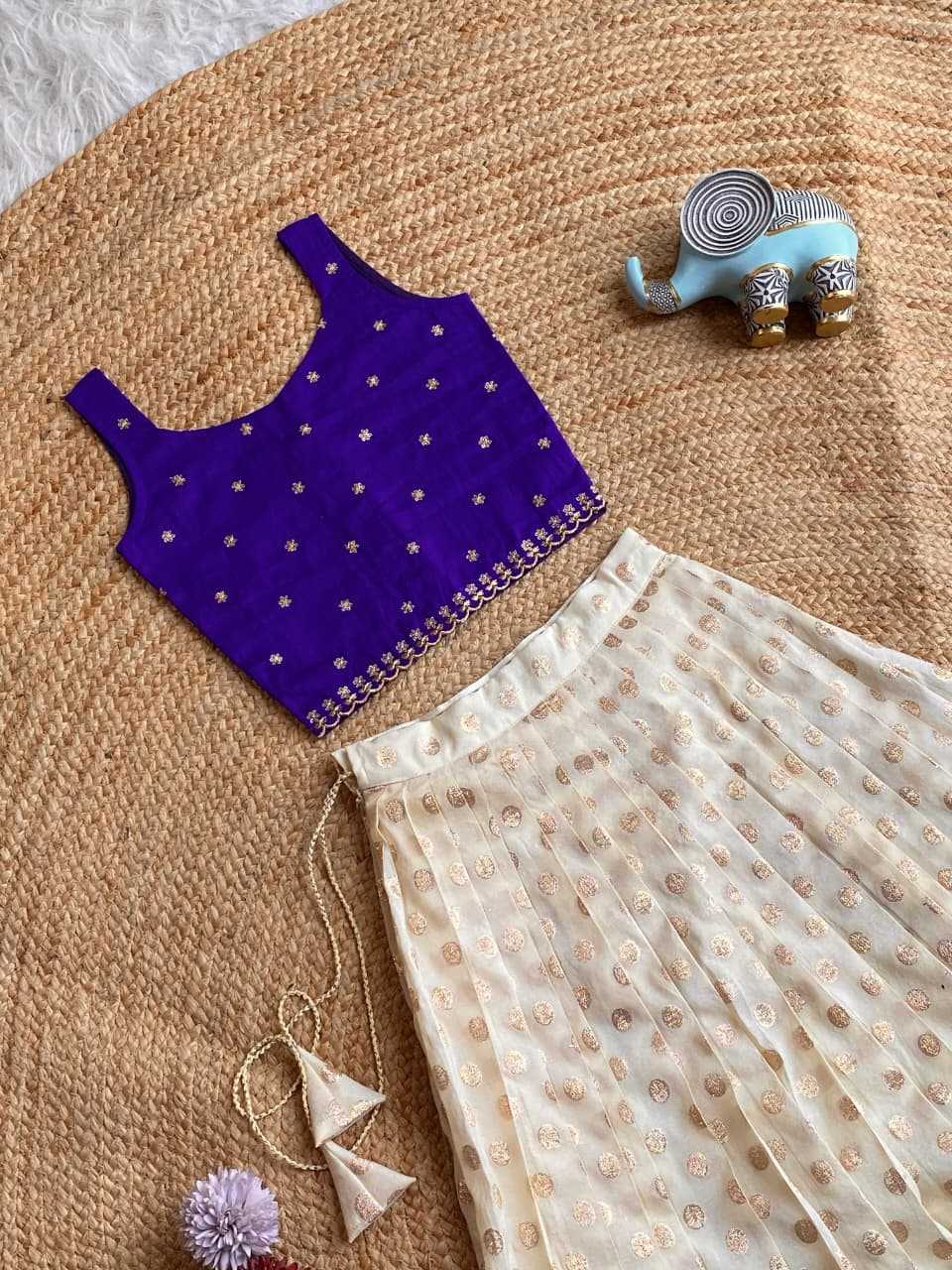 Ynf Viscose KESH249 102 Kids Wear Festive Collections Wholesale Kids Lehenga Choli Kids Festive Wear Kids Party Wear Ethnic Manufacturer- Kapda Export