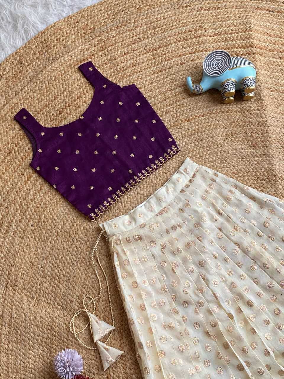 Ynf Viscose KESH249 102 Kids Wear Festive Collections Wholesale Kids Lehenga Choli Kids Festive Wear Kids Party Wear Ethnic Manufacturer- Kapda Export