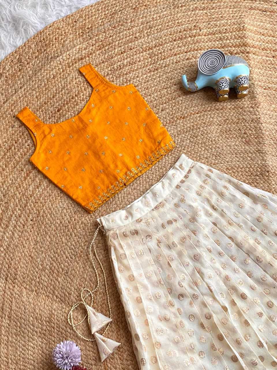 Ynf Viscose KESH249 102 Kids Wear Festive Collections Wholesale Kids Lehenga Choli Kids Festive Wear Kids Party Wear Ethnic Manufacturer- Kapda Export