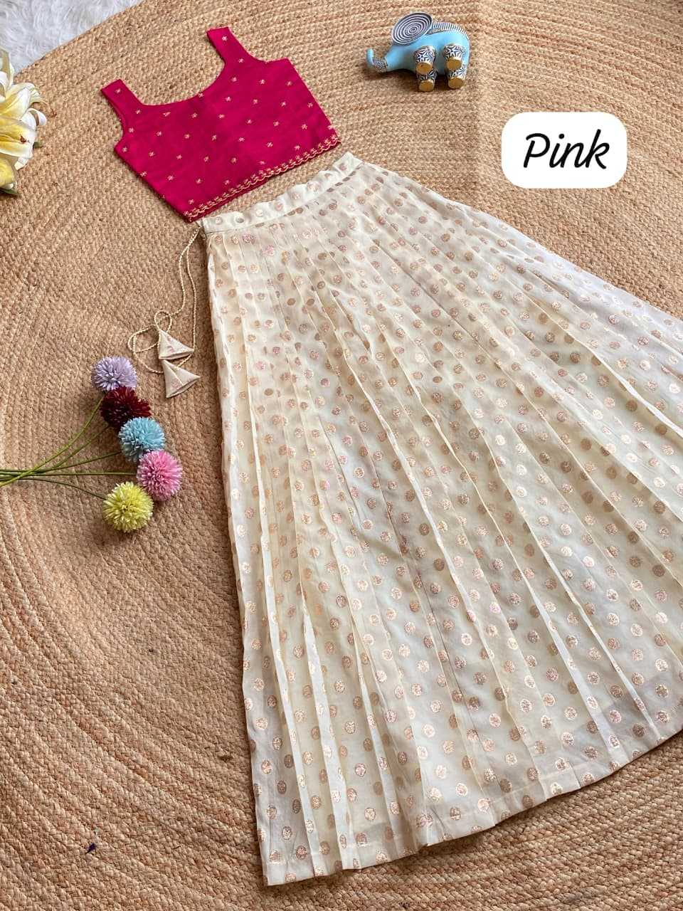 Ynf Viscose KESH249 102 Kids Wear Festive Collections Wholesale Kids Lehenga Choli Kids Festive Wear Kids Party Wear Ethnic Manufacturer- Kapda Export