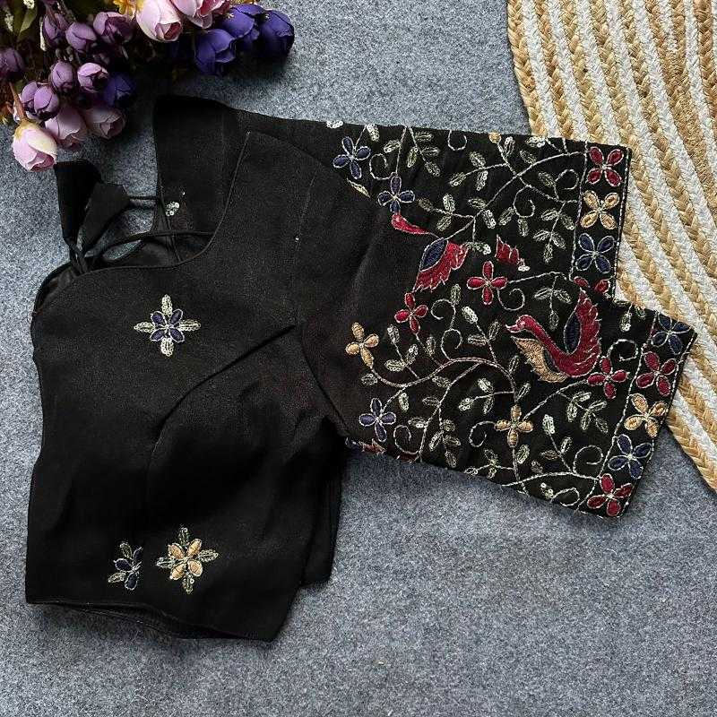 Ynf Viscose KESH411 VISCOZ Readymade Blouses Wholesale Sequence Embroidery Blouse Designer Blouse Fashion Blouse Manufacturer- Kapda Export