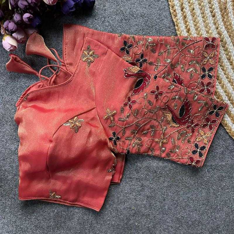 Ynf Viscose KESH411 VISCOZ Readymade Blouses Wholesale Sequence Embroidery Blouse Designer Blouse Fashion Blouse Manufacturer- Kapda Export