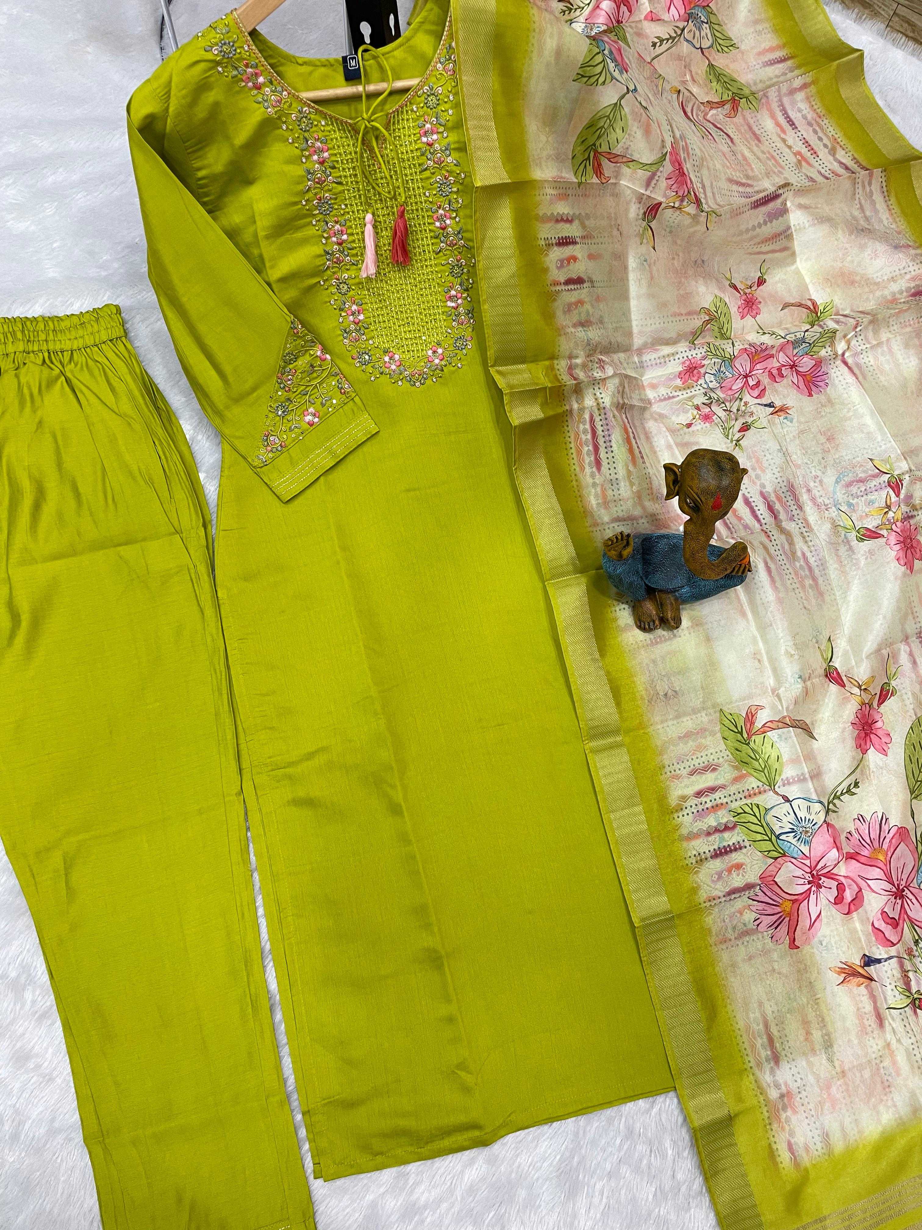 Ynf Viscose KESH530 115 Kurti Wholesale Ethnic Kurtis Designer Kurtis Embroidered Kurtis Manufacturer- Kapda Export