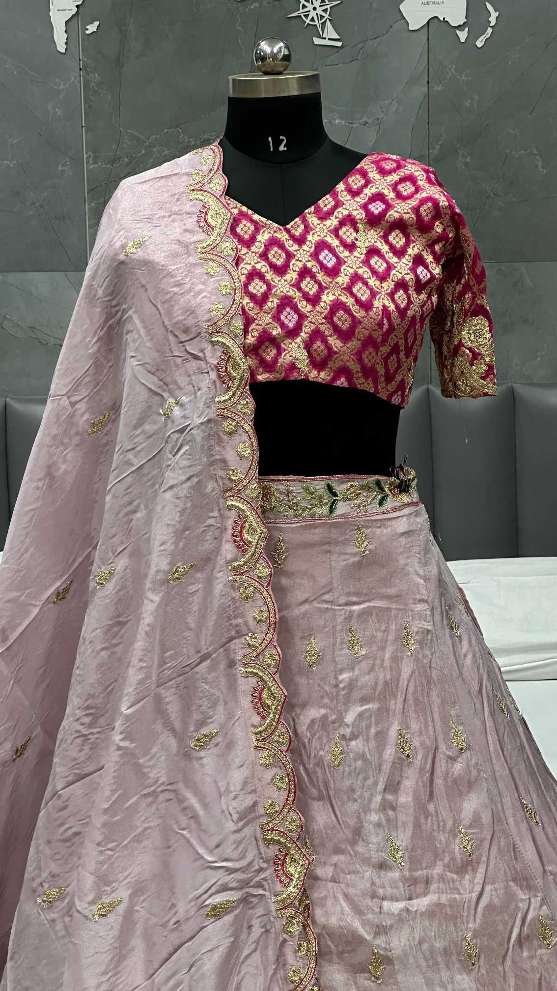 Ynf Viscose KESH530 ANANTESH 5048 Lehengas Wedding Collections Wholesale Wedding Lehenga Embroidered Lehenga Gota Patti Lehenga Manufacturer- Kapda Export