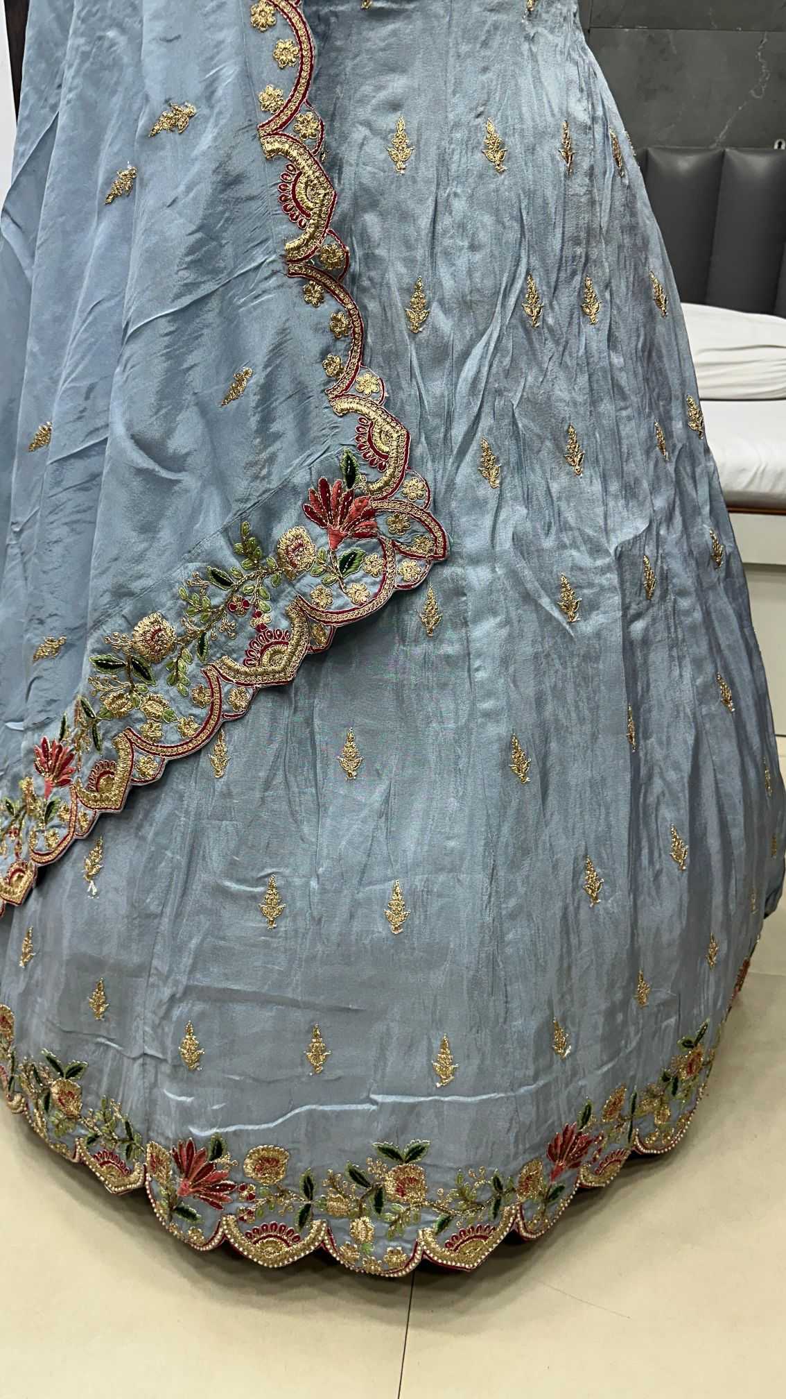 Ynf Viscose KESH530 ANANTESH 5048 Lehengas Wedding Collections Wholesale Wedding Lehenga Embroidered Lehenga Gota Patti Lehenga Manufacturer- Kapda Export